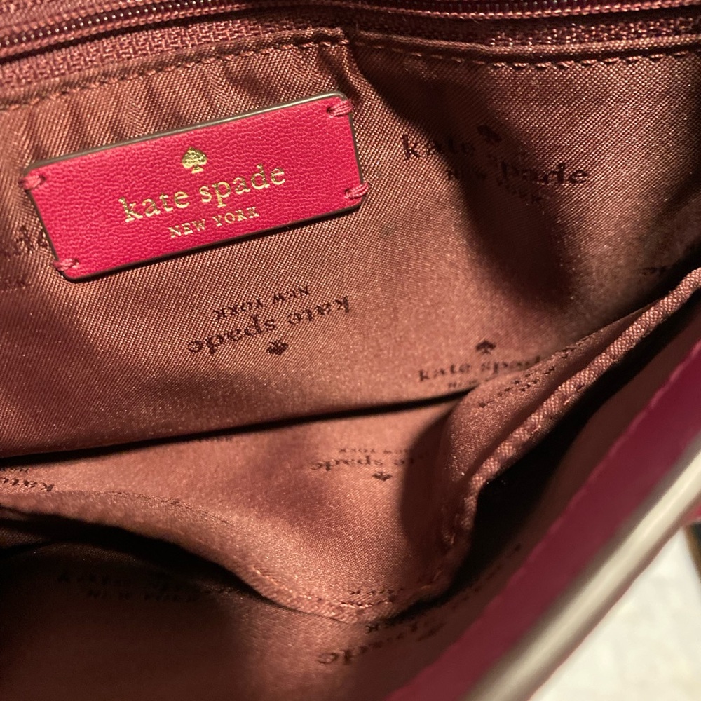 Kate Spade Raspberry Pebbled Leather Mini Crossbody - Picture 3 of 8